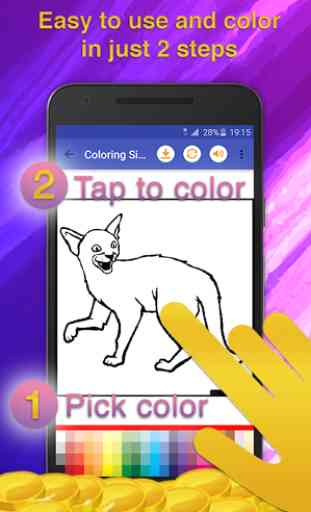 Cats Coloring Book 3