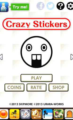 Crazy Stickers 3