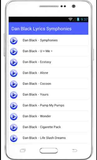 Dan Black Lyrics Symphonies 3