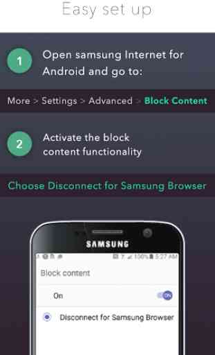 Disconnect for Samsung Browser (Unreleased) 2