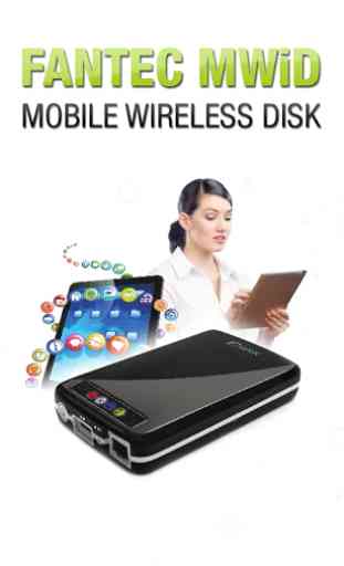 FANTEC MWiD25 Mobile WiFi Disk 1