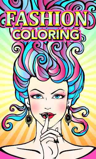 Fashion Adult Coloring Books 1
