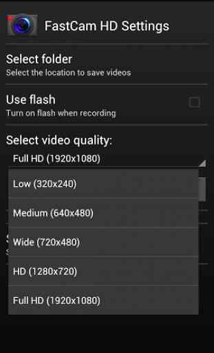 FastCam Quick Video Camera 3