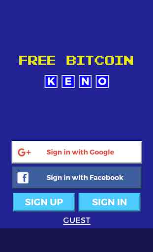 Free Bitcoin Keno 1
