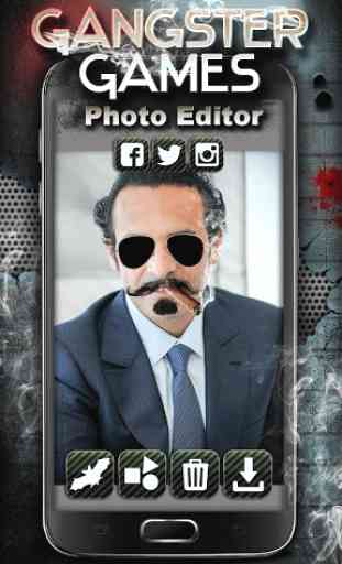 Gangster Games Photo Editor 2