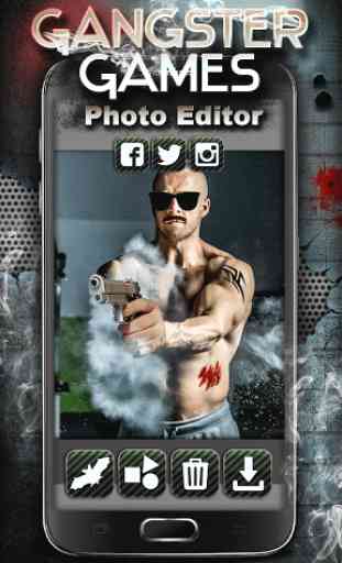 Gangster Games Photo Editor 3