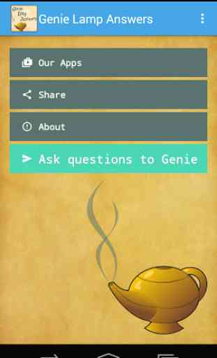 Genie Lamp Answers 1