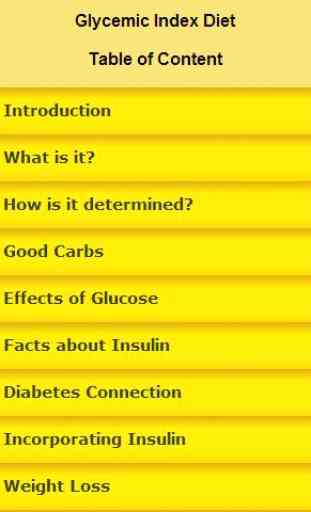 Glycemic Index Diet 1