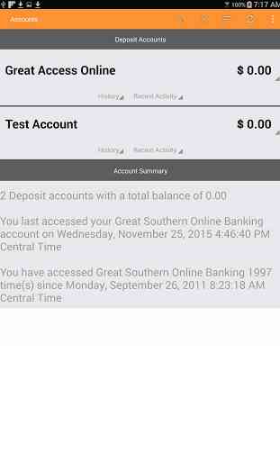 Great Southern Mobile Banking 4