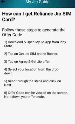 Guide for MyJio 4