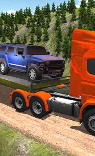 Heavy Truck Trailer 4x4 Cargo 2