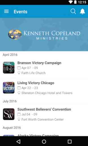Kenneth Copeland Events 2