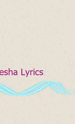 Kesha Lyrics 1