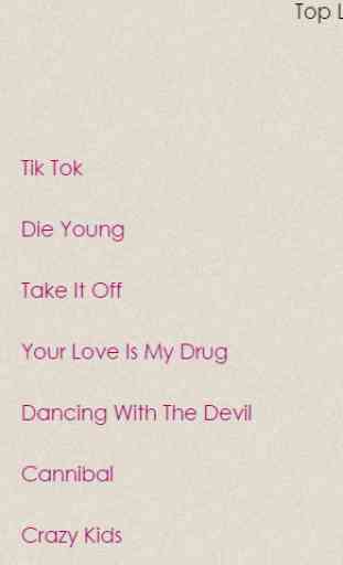 Kesha Lyrics 2