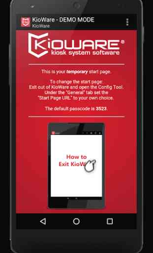 KioWare for Android Kiosk App 4