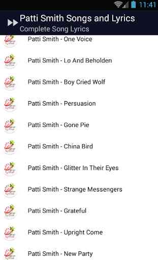 Patti Smith Because the Night 1