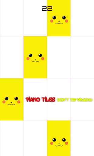 Piano tiles-don't tap pikachu 2
