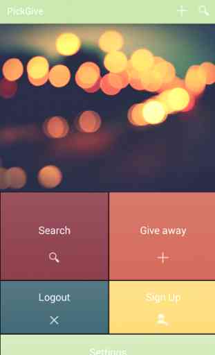 Pick Give - Give Away App 1
