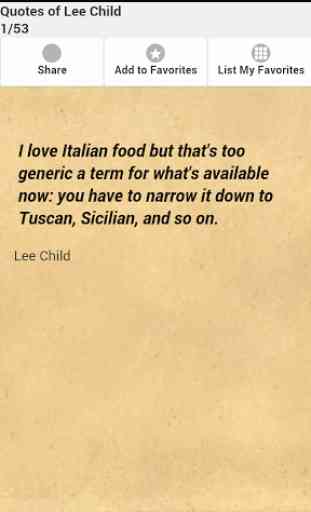 Quotes of Lee Child 1