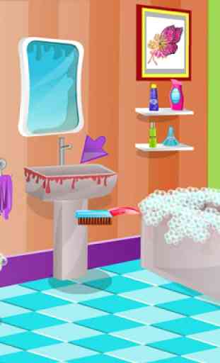 Rapunzel Bathroom Cleaning 2