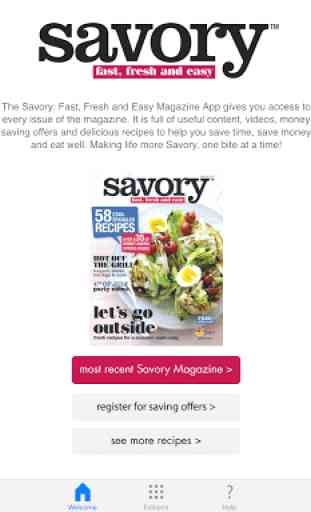 Savory Magazine by Giant Food 1