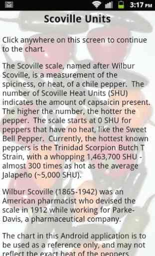 Scoville Scale - Free 1