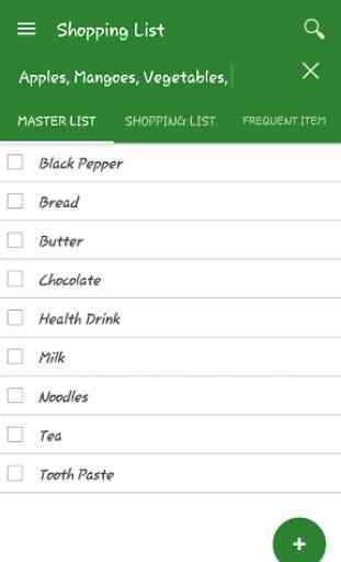 Shopping List 2