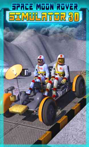 Space Moon Rover Simulator 3D 1