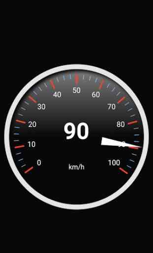 Speedometer analog digital HUD 1