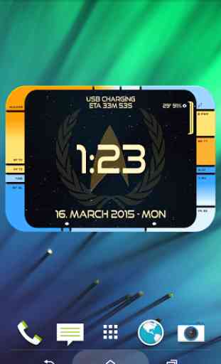 Starfleet LCARS Clock 3