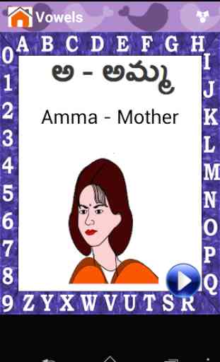 Telugu Alphabets for Kids 2