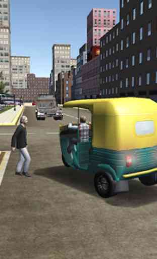 Tuk Tuk Rickshaw City Drive 3D 1