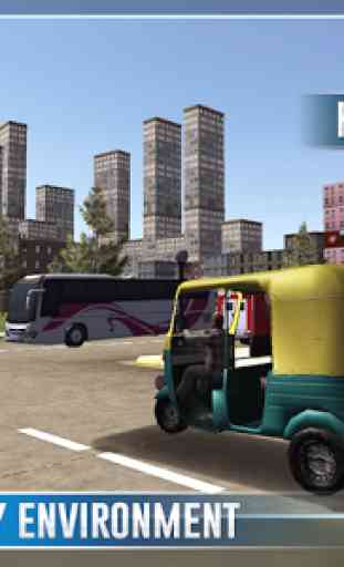 Tuk Tuk Rickshaw City Drive 3D 2