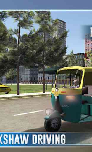Tuk Tuk Rickshaw City Drive 3D 3