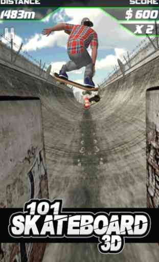 101 Skateboard Racing 3D 3