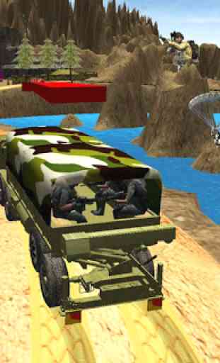Army Truck Mountain Drive 3D 2