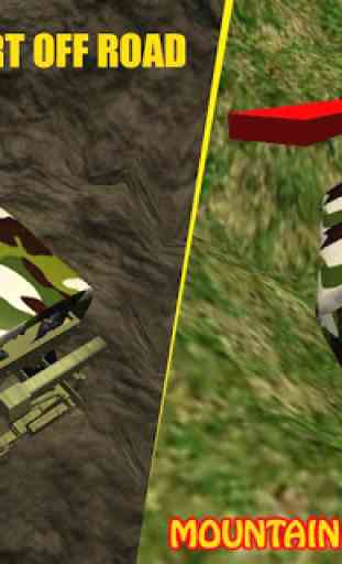 Army Truck Mountain Drive 3D 4