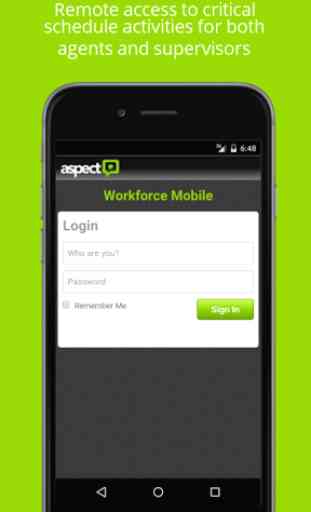Aspect WFM Mobile - Enterprise 1