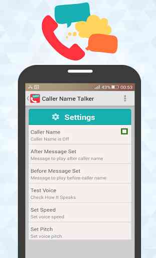 Caller Name Talker 3