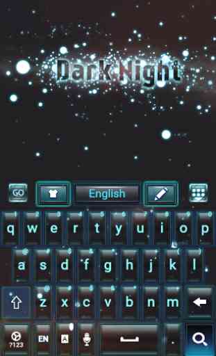 Dark Night Go Keyboard 3