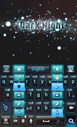 Dark Night Go Keyboard 4