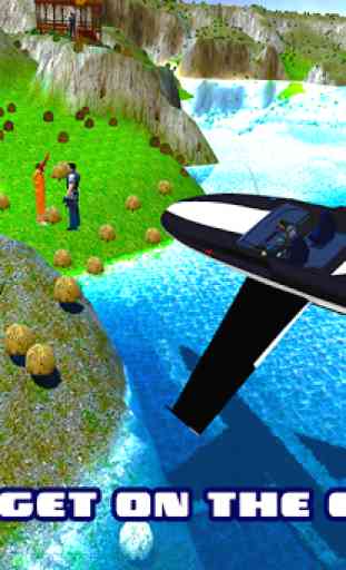 Flying Police Boat Simulator 1