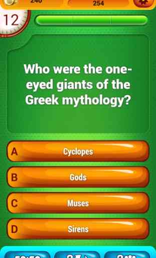 Greek Mythology Quiz Game 2