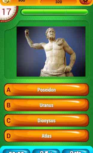 Greek Mythology Quiz Game 4