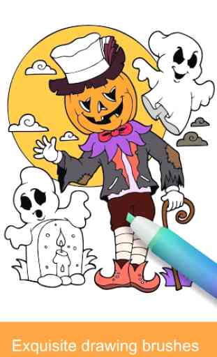 Halloween Coloring Game 2