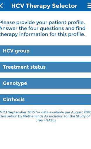 HCV Therapy Selector 2