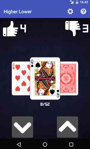 Higher Lower Card Game 2