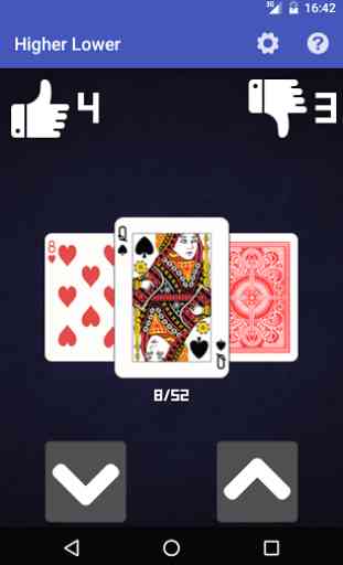 Higher Lower Card Game 4