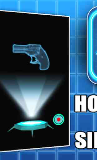 hologram Gun simulation 1