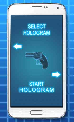hologram Gun simulation 3